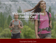 Tablet Screenshot of fountainsfamilycare.com